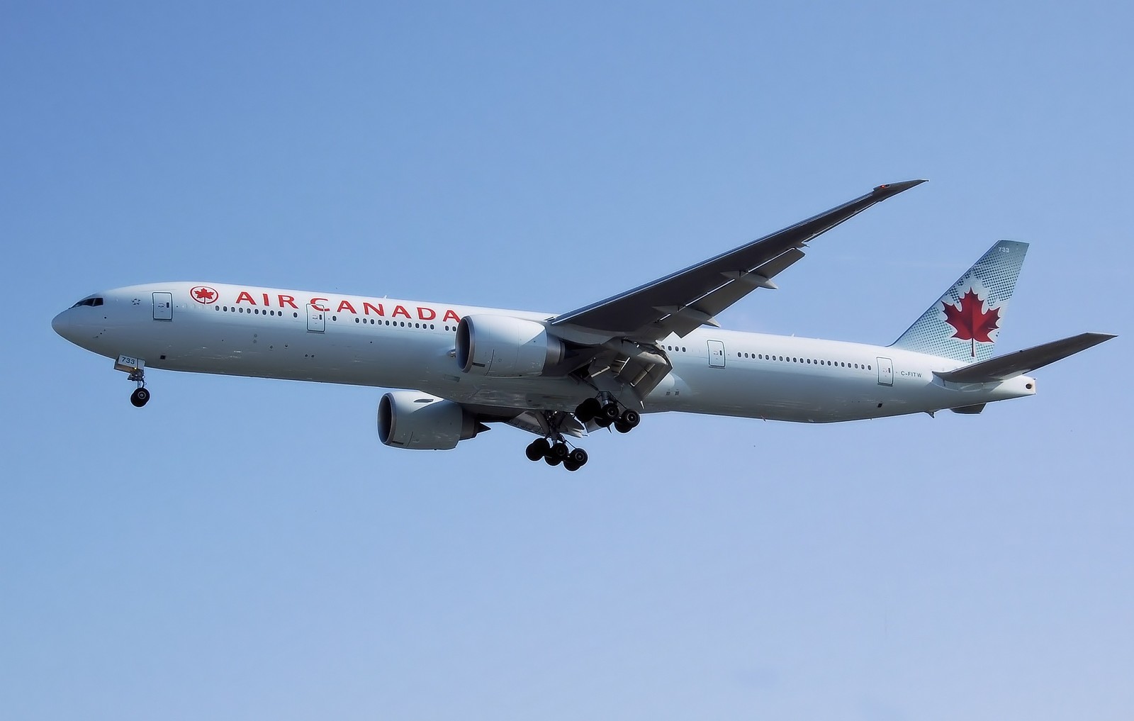Air Canada-ს „ბოინგ 777“. ფოტო: Wikimedia Commons, საჯარო საკუთრება