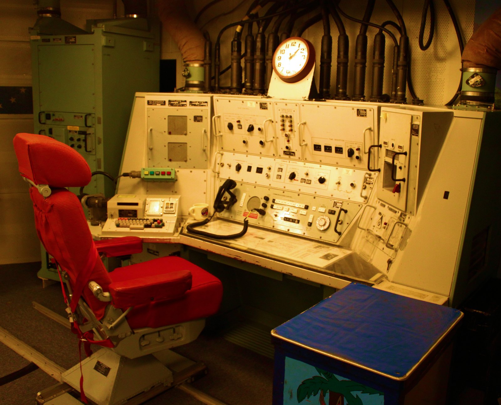 Minuteman III-ის ბირთვული რაკეტების გაშვების პულტი. ფოტო: Wikimedia Commons, საჯარო საკუთრება